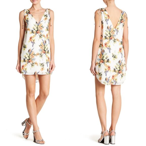 Haute Hippie Endless Summer Dress Size 6 Floral Sleeveless V-neck V-back New - Picture 9 of 9